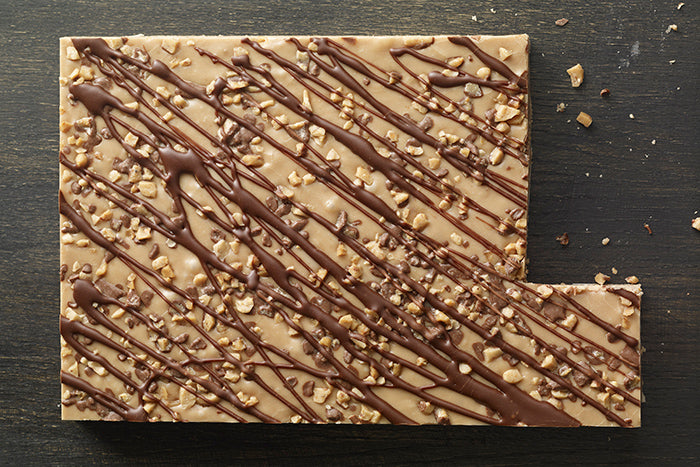 Vanilla with Heath English Toffee Fudge